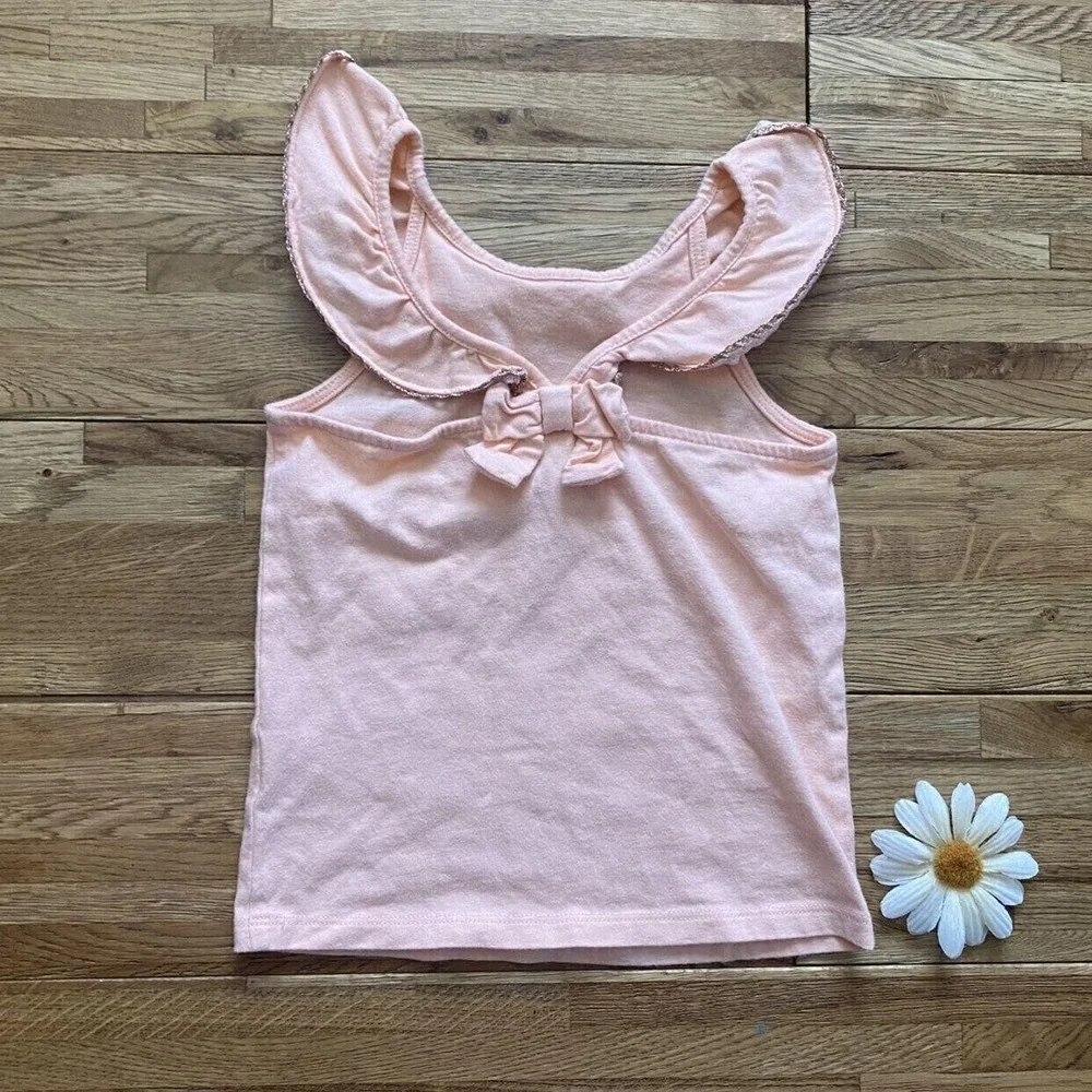 Janie And‎ Jack Orange Sleeveless Shirt Size 4